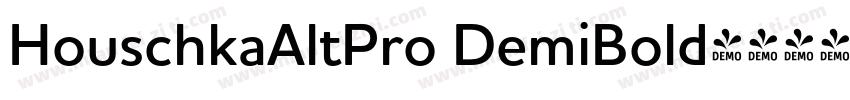HouschkaAltPro DemiBold字体转换